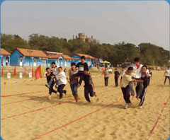 四八零八技校充滿樂趣的沙灘運(yùn)動(dòng)會(huì)